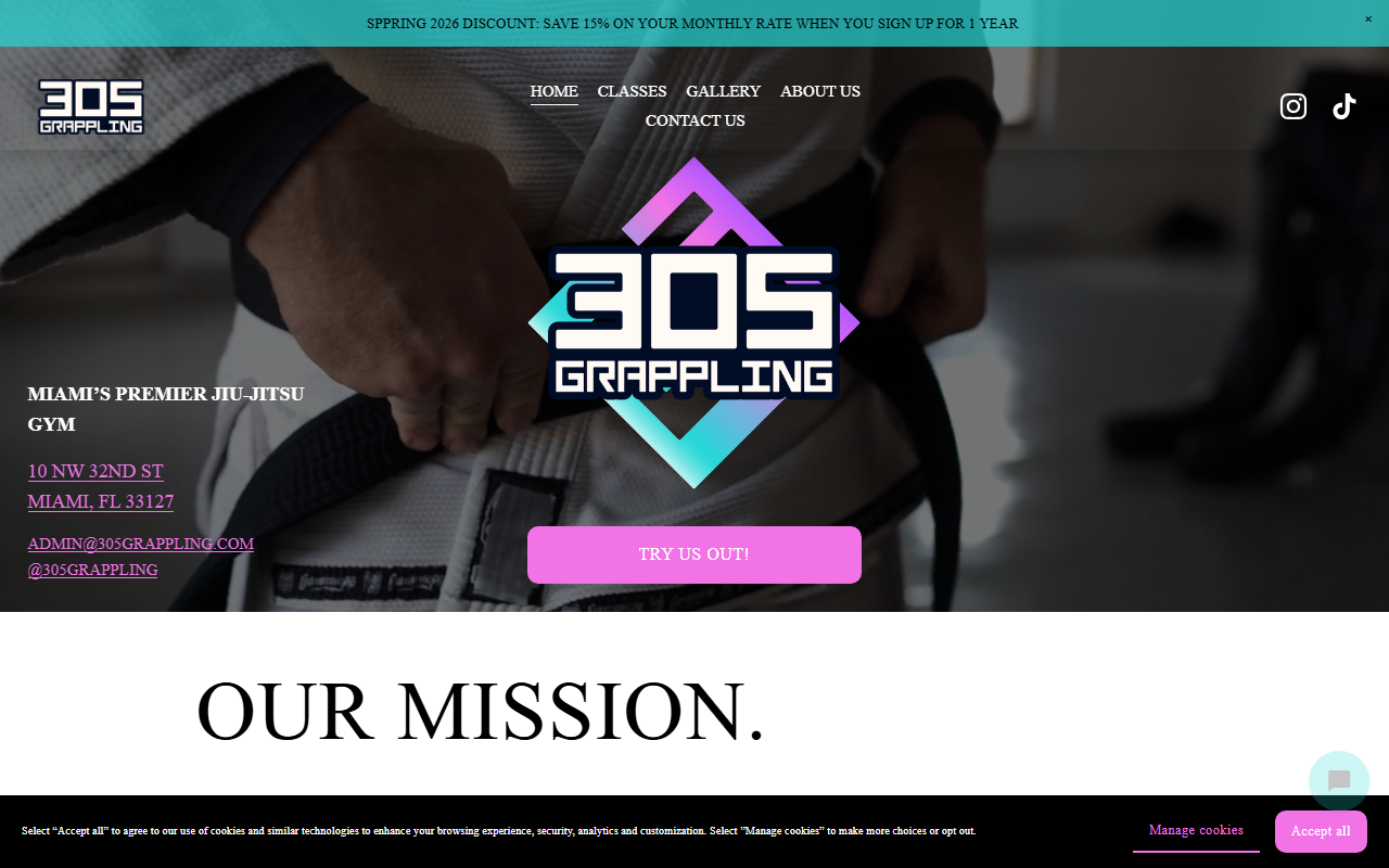 305grappling.com screenshot