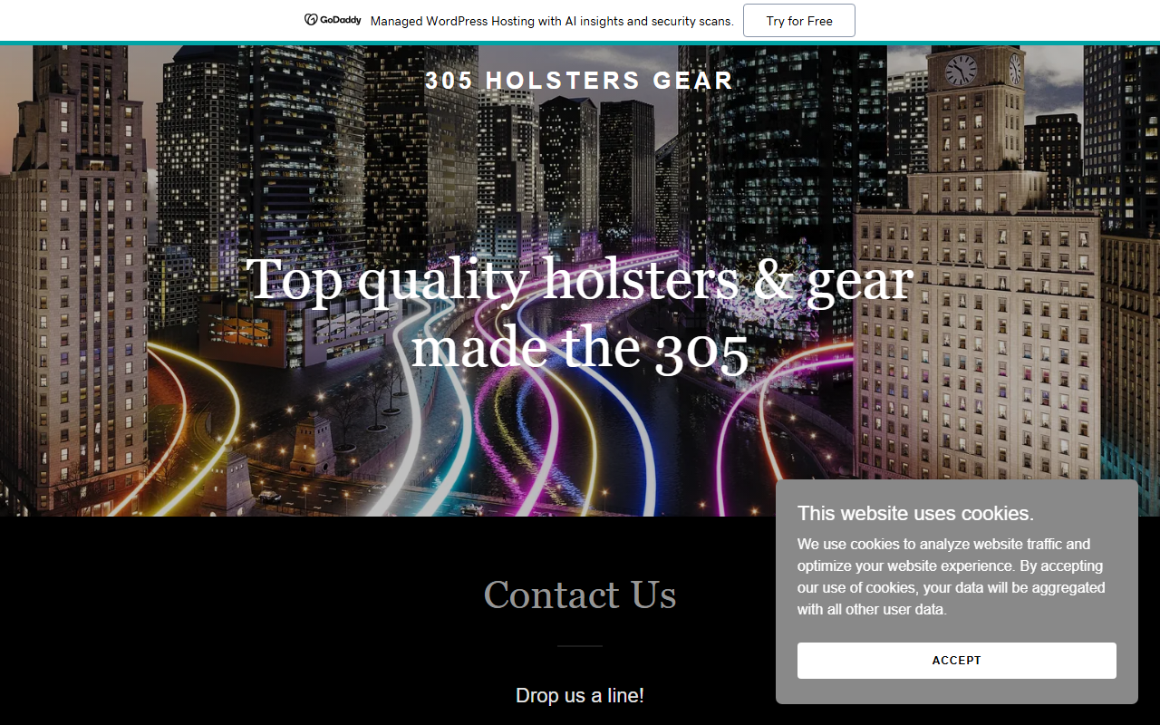 305holstersgear.com screenshot