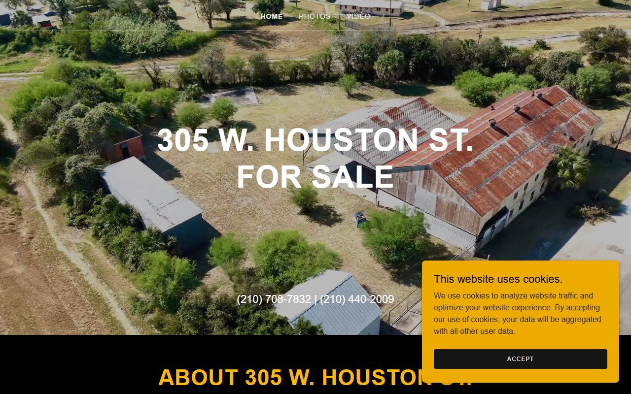 305houston.com screenshot