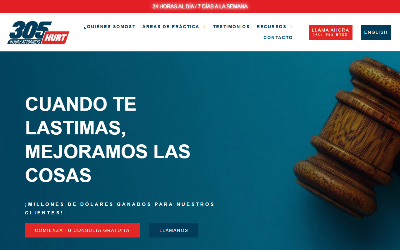305lesionado.com screenshot