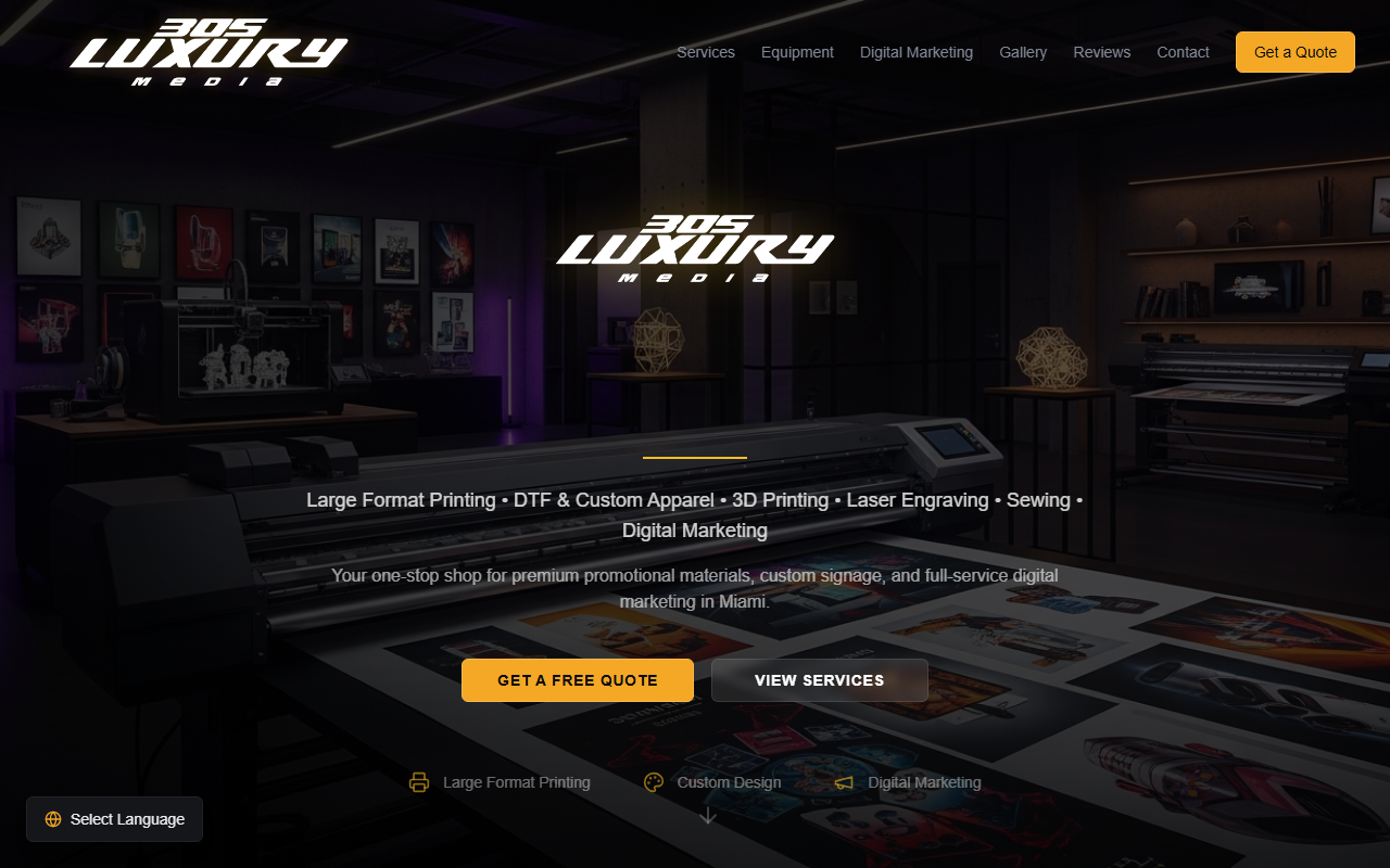 305luxurymedia.com screenshot