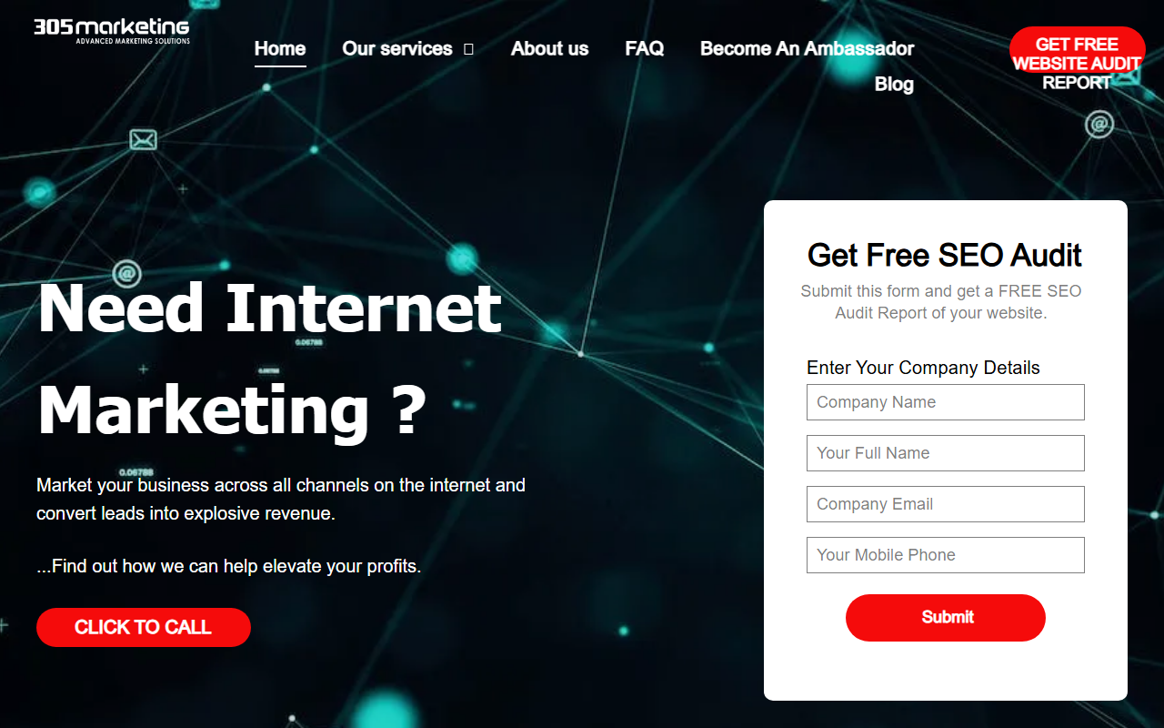 305marketing.com screenshot