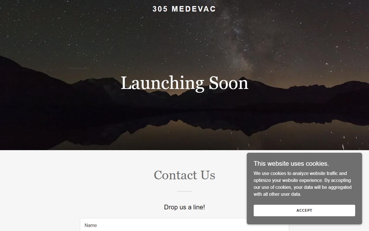 305medevac.com screenshot