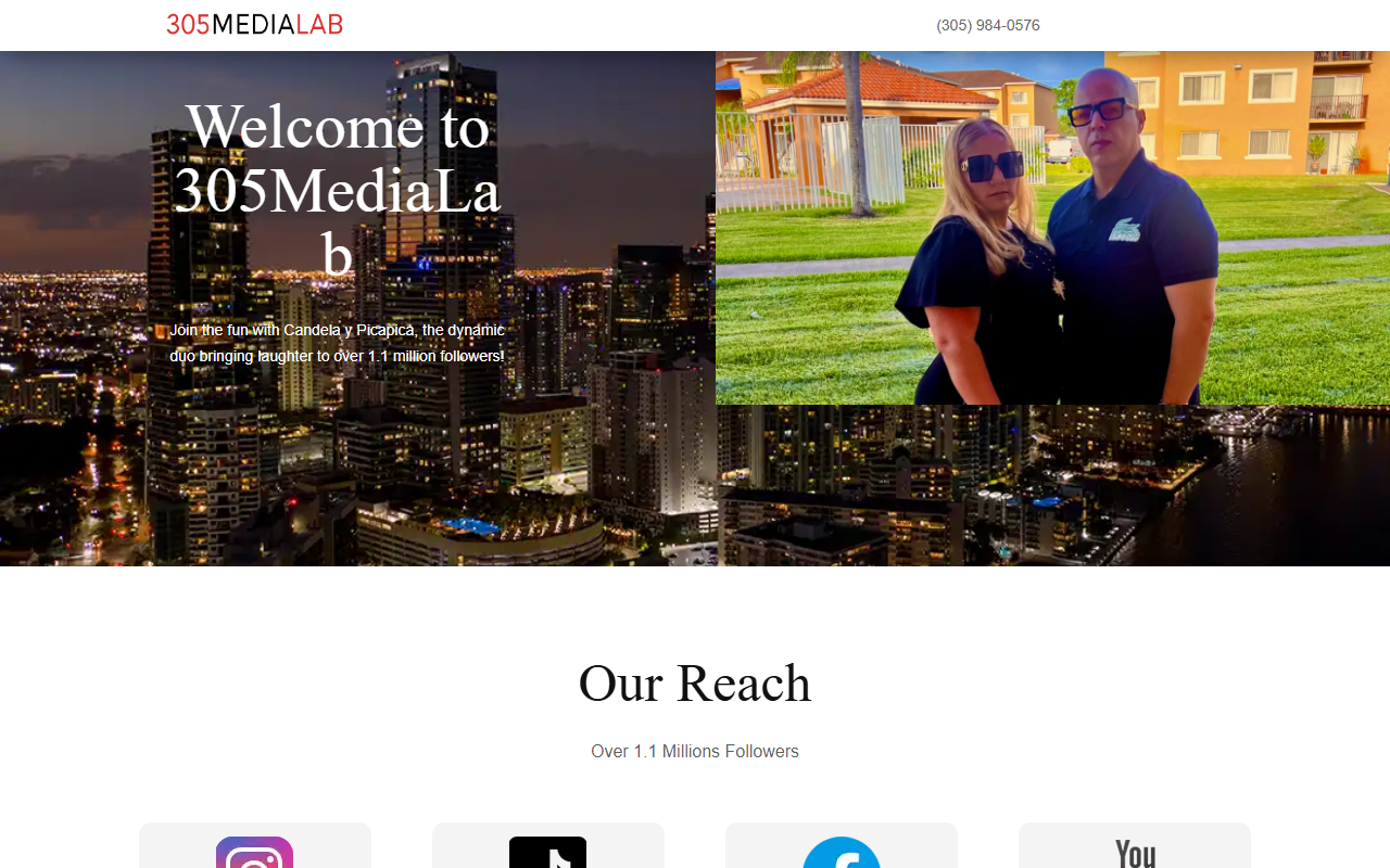 305medialab.com screenshot