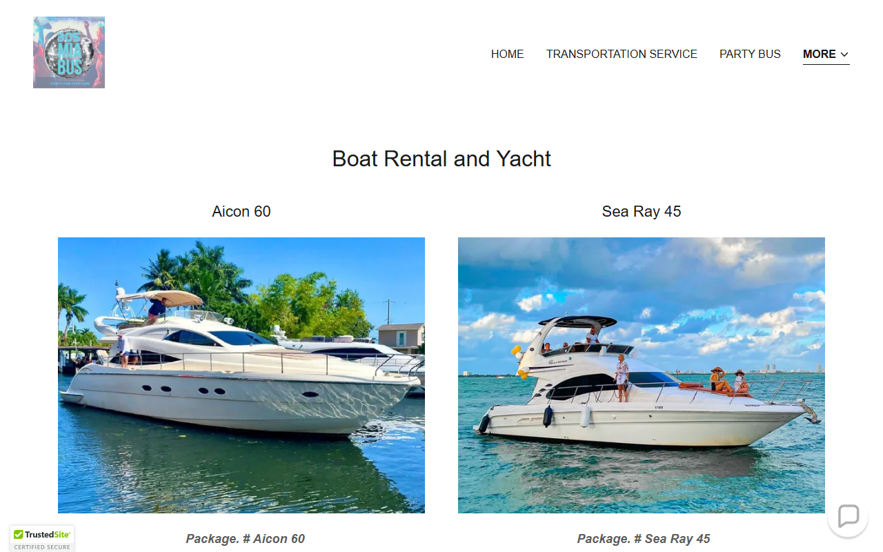 305miaboat.com screenshot