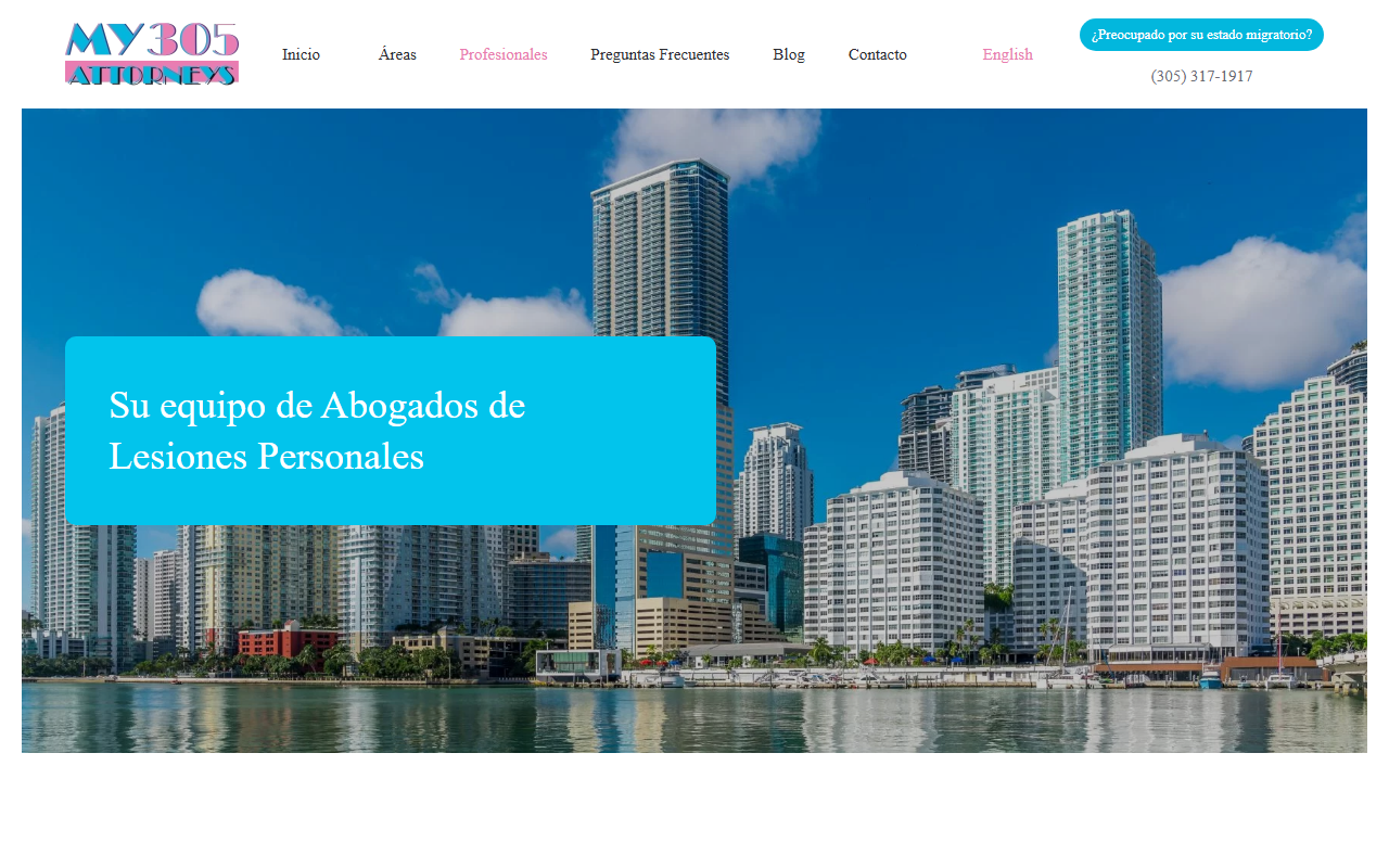 305miabogada.com screenshot