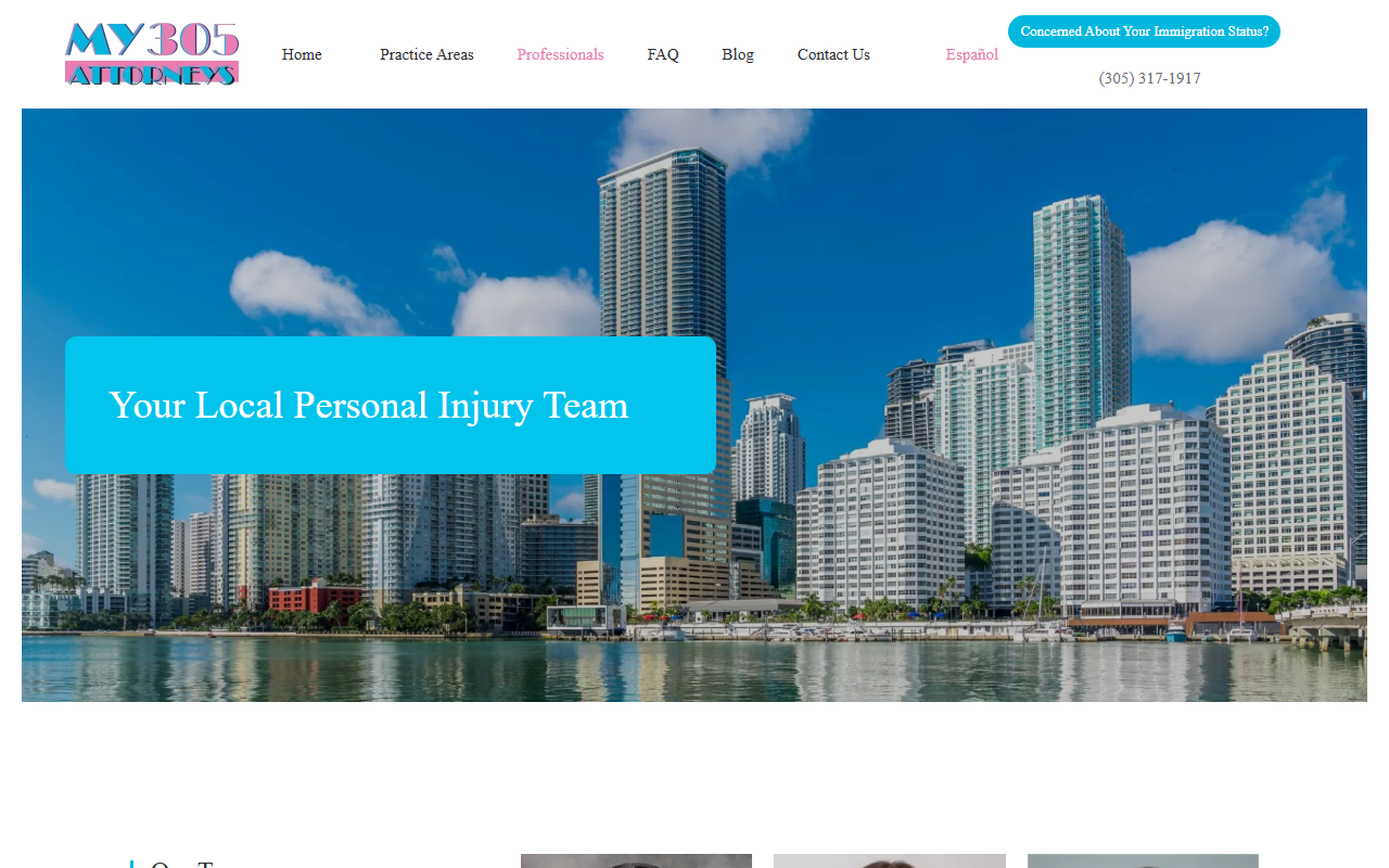 305miamilawyer.com screenshot