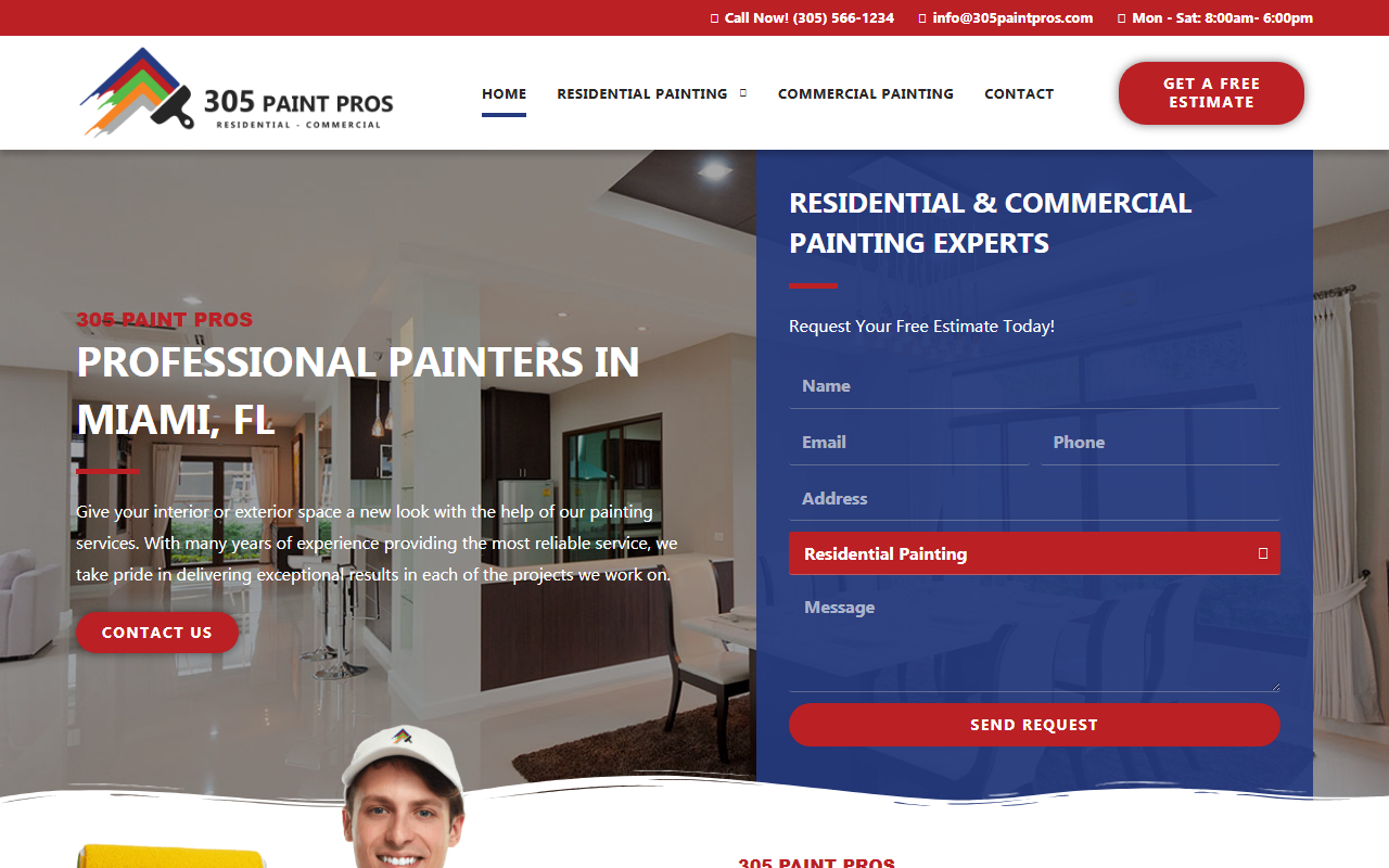 305paintpros.com screenshot