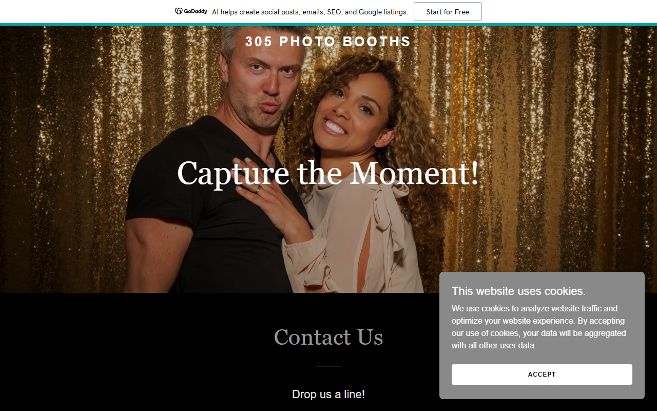 305photobooths.com screenshot