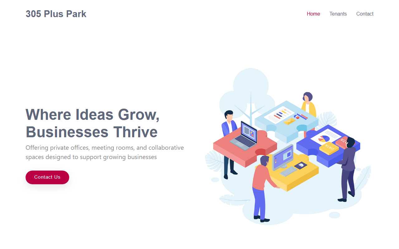 305pluspark.com screenshot