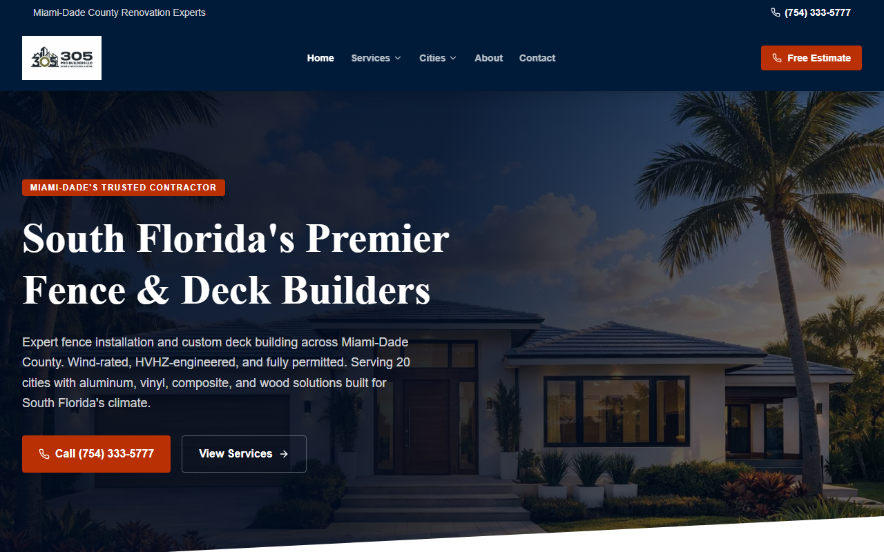305probuilders.com screenshot