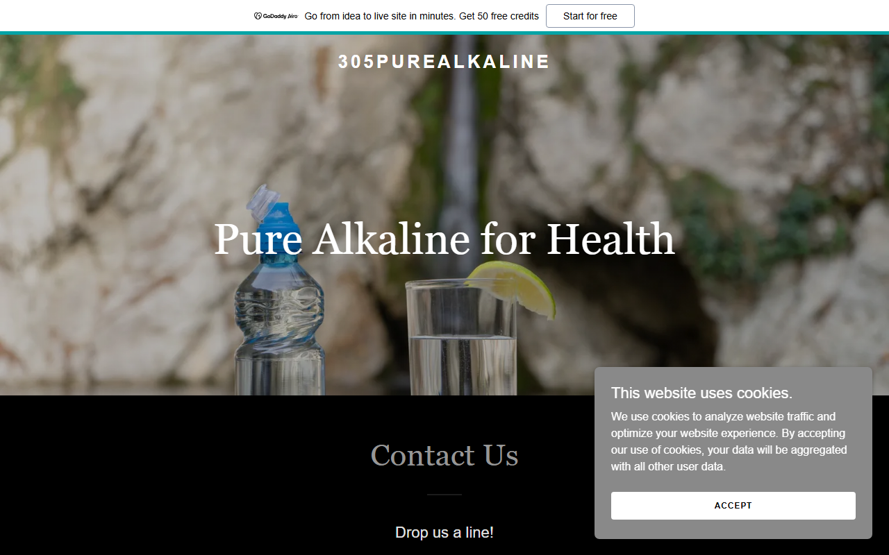 305purealkaline.com screenshot