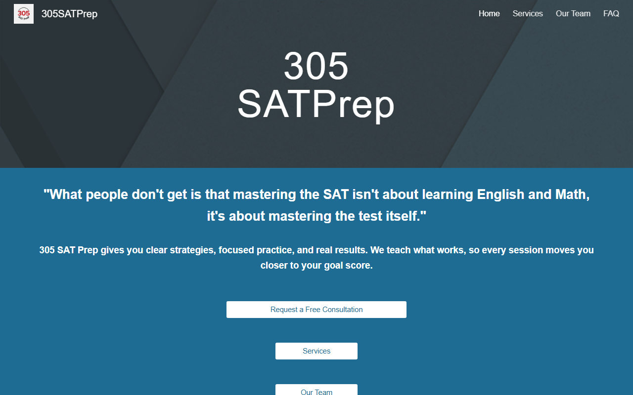 305satprep.com screenshot