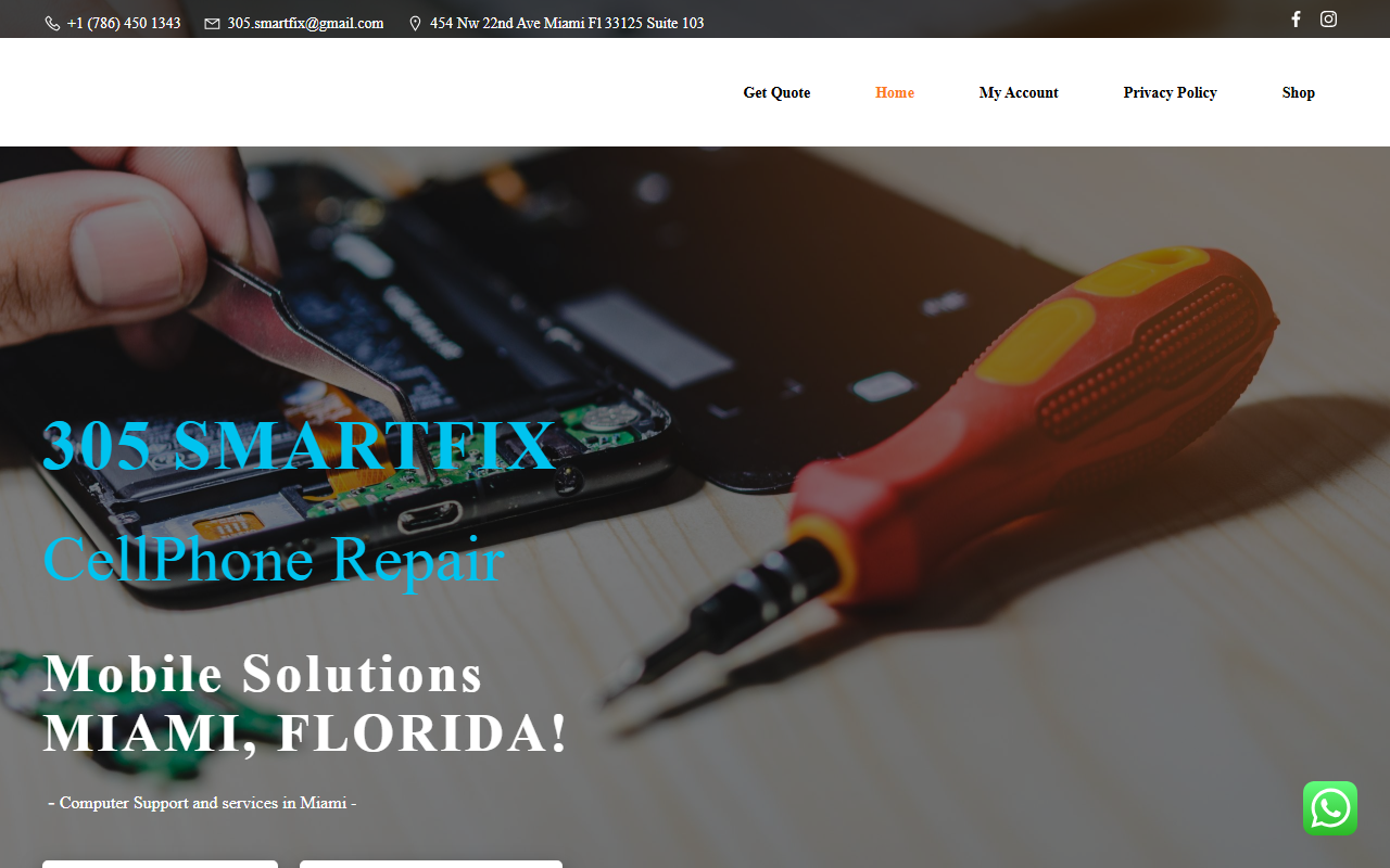 305smartfix.com screenshot