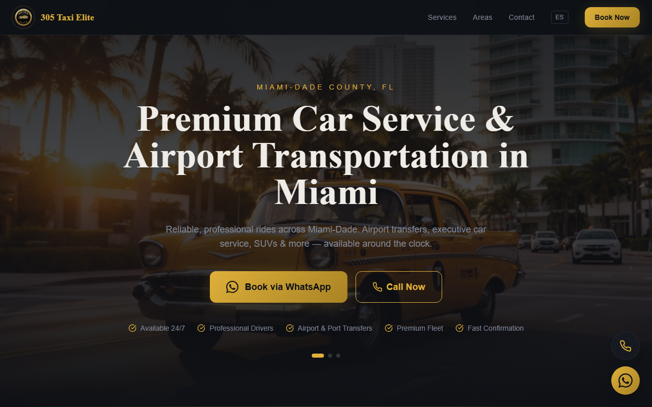305taxielite.com screenshot