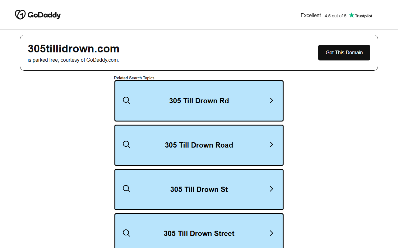 305tillidrown.com screenshot