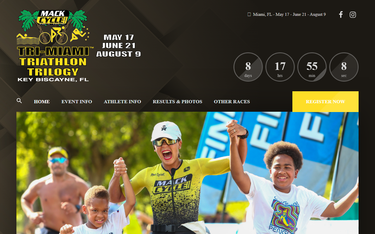 305triathlon.com screenshot