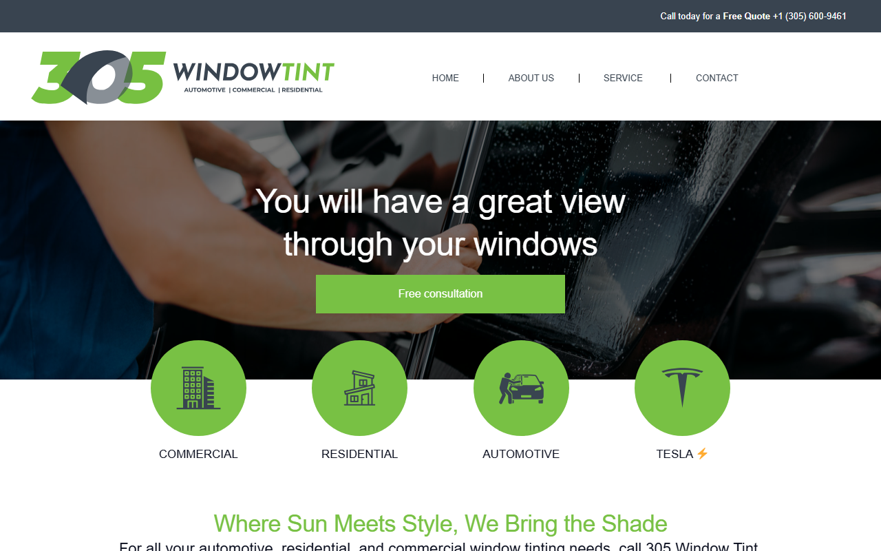 305windowtint.com screenshot