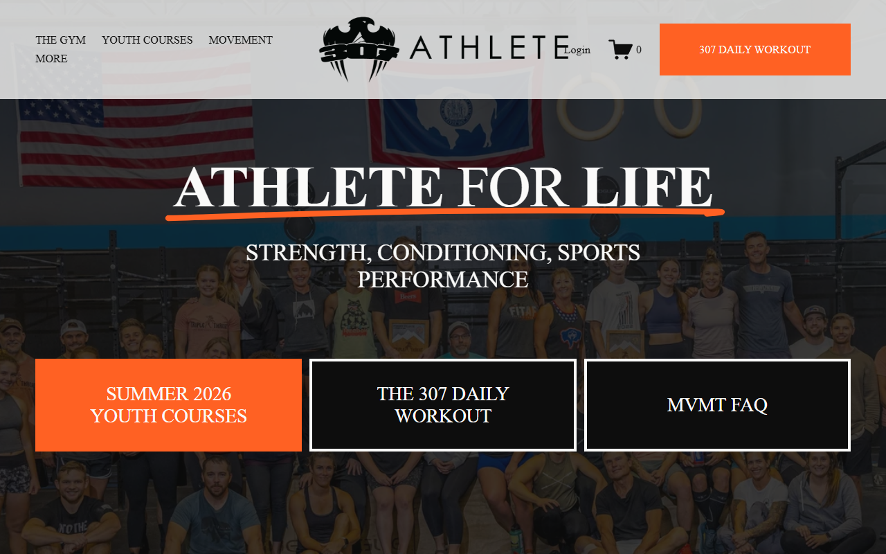 307athlete.com screenshot
