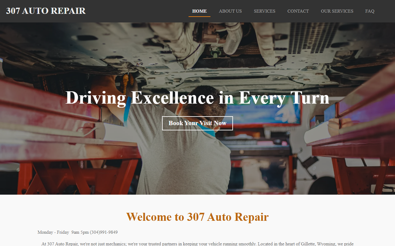 307autorepair.com screenshot