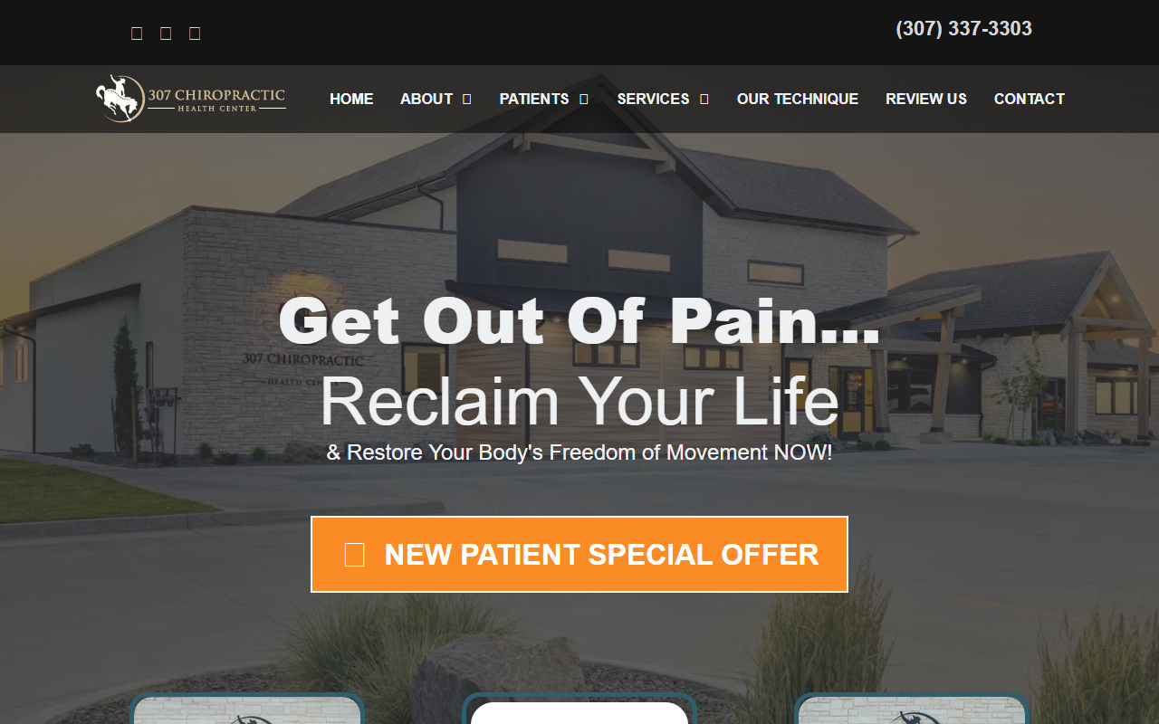 307chiropractic.com screenshot