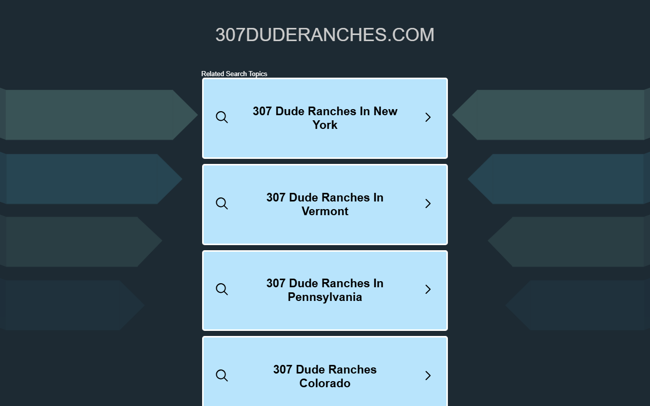 307duderanches.com screenshot