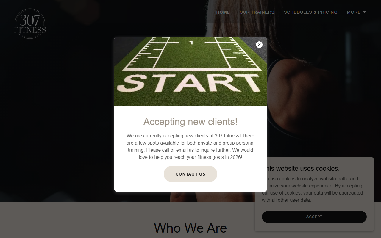 307fitness.com screenshot