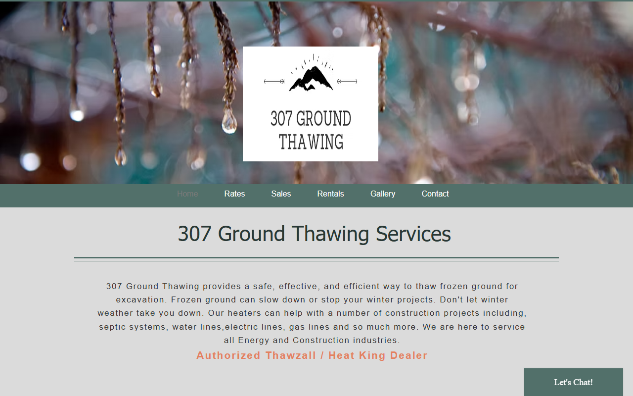 307groundthawing.com screenshot