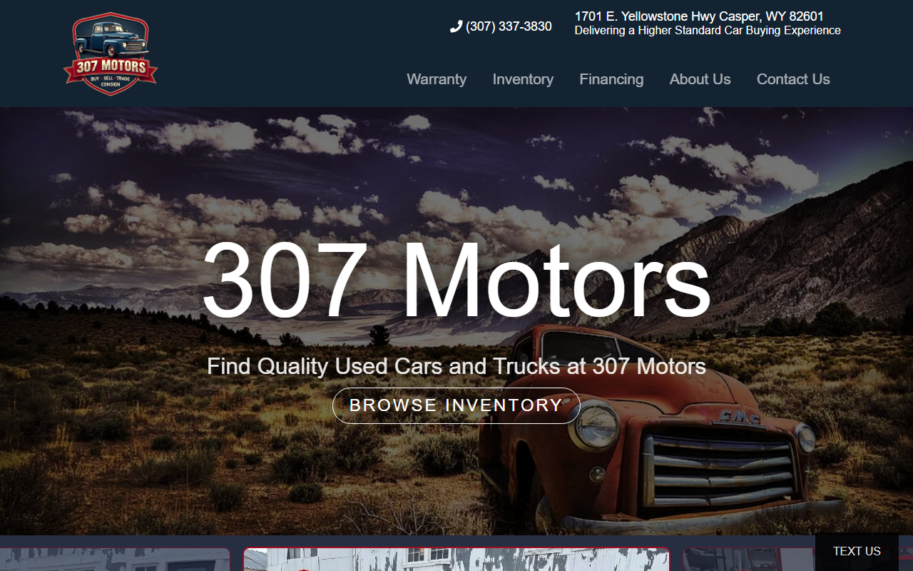 307motorswy.com screenshot