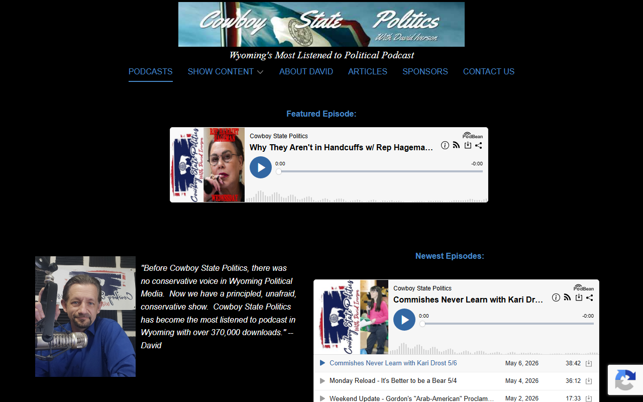 307podcasts.com screenshot