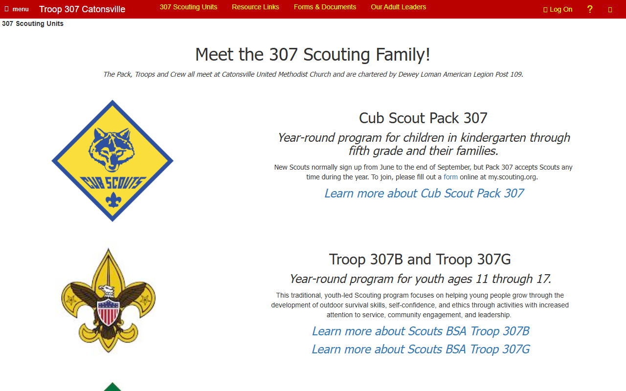 307scouting.com screenshot