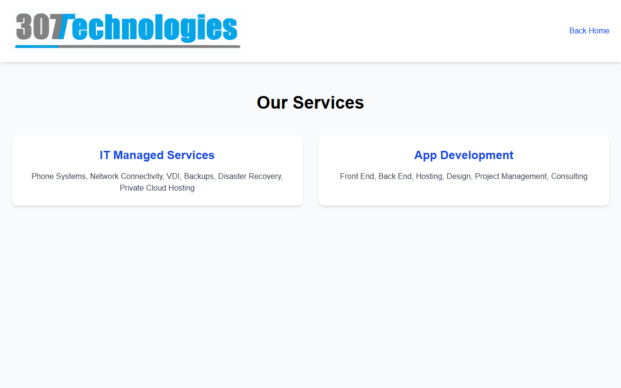 307technologies.com screenshot