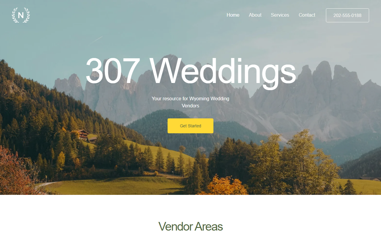 307weddings.com screenshot