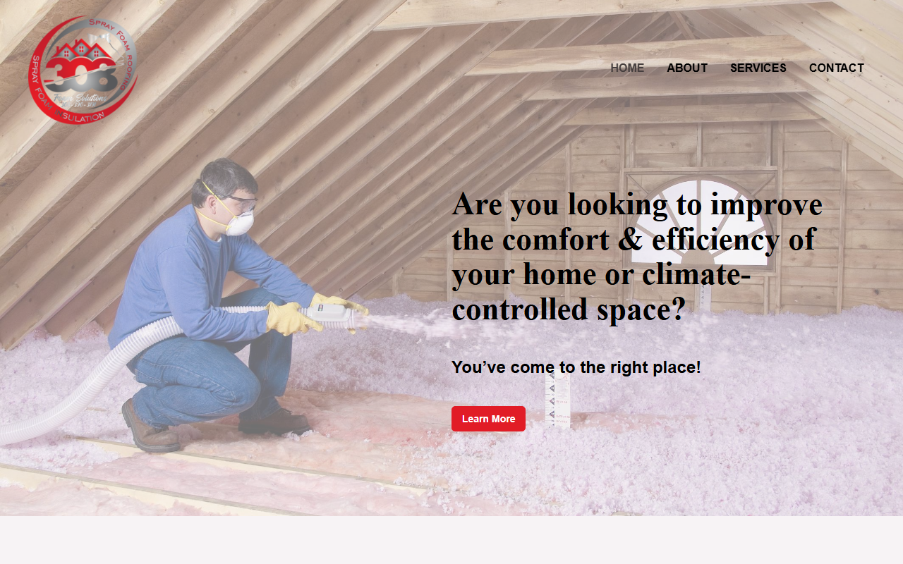 308foamsolutions.com screenshot