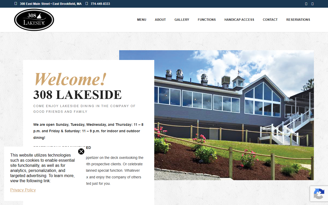 308lakeside.com screenshot