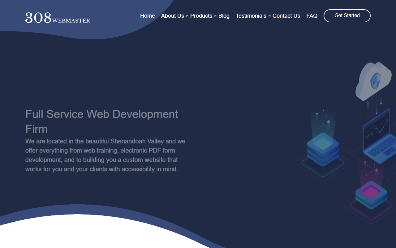 308webmaster.com screenshot