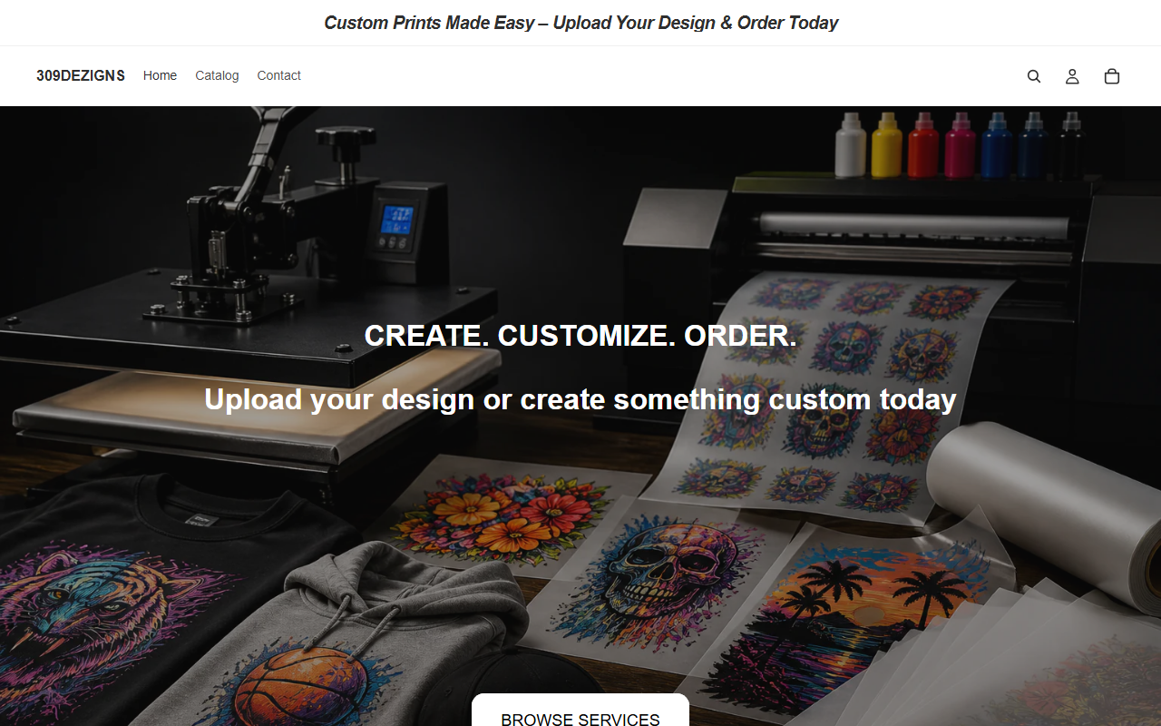 309dezigns.com screenshot