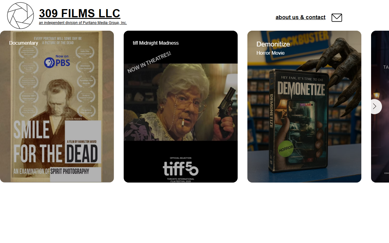 309filmsllc.com screenshot