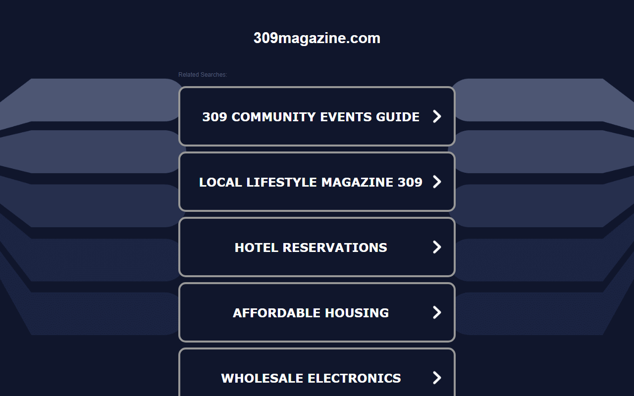 309magazine.com screenshot