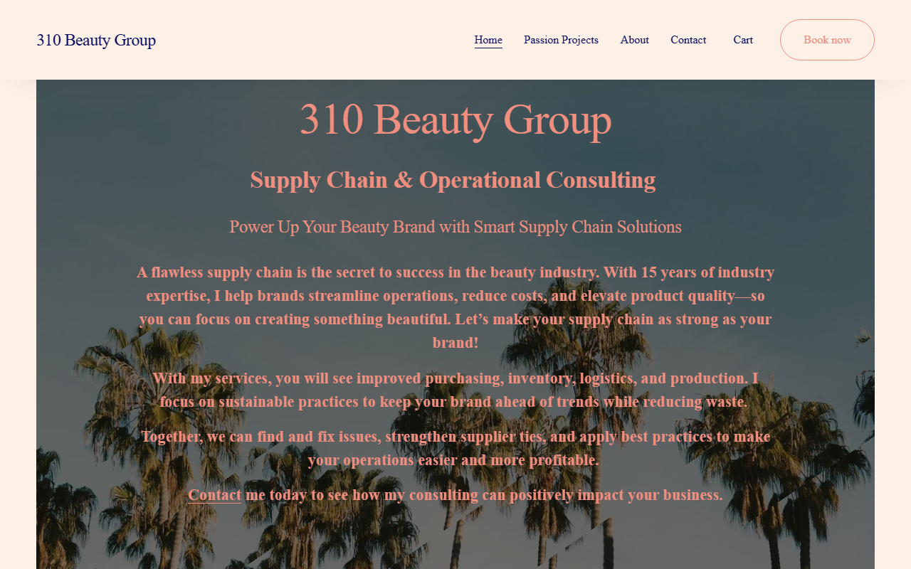 310beautygroup.com screenshot