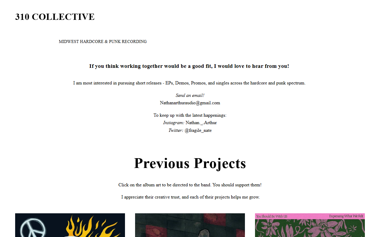 310collective.com screenshot