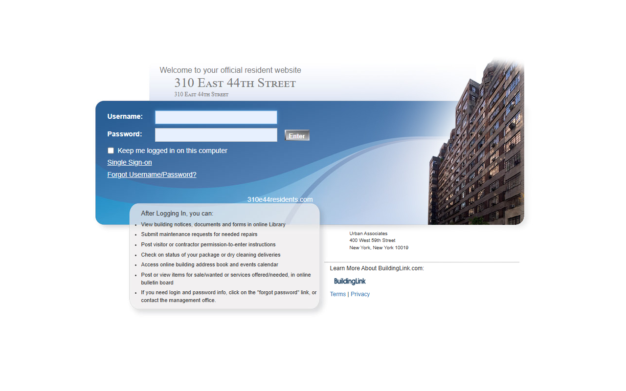 310e44residents.com screenshot