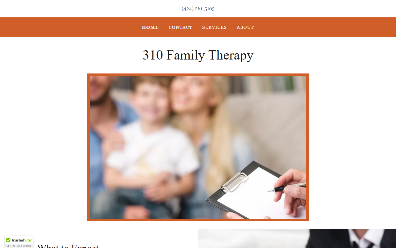 310familytherapy.com screenshot