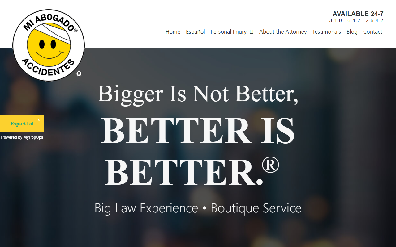 310miabogado.com screenshot