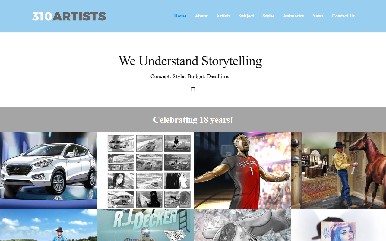 310storyboards.com screenshot