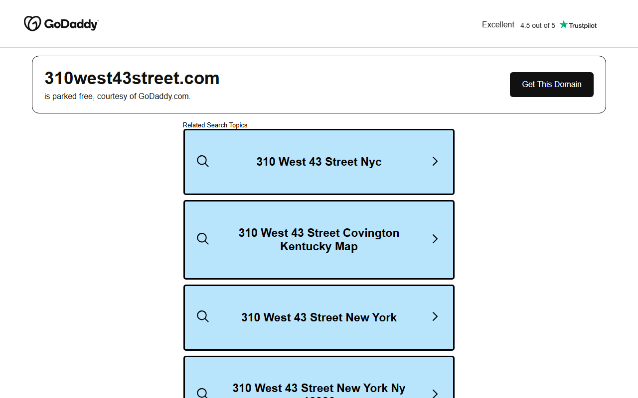 310west43street.com screenshot