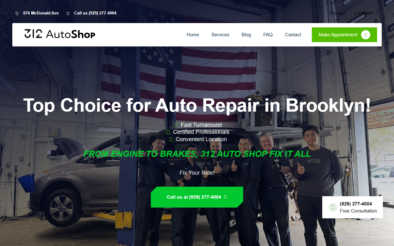 312autoshop.com screenshot