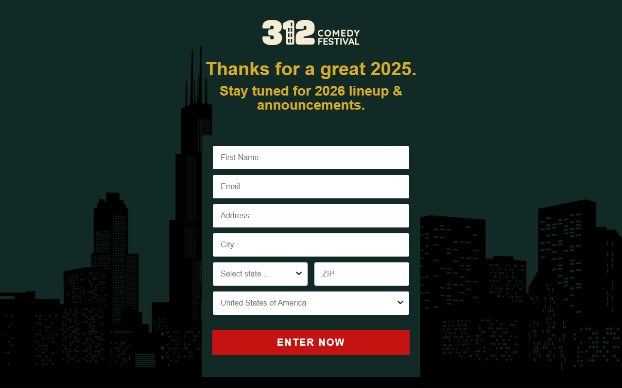 312comedyfest.com screenshot