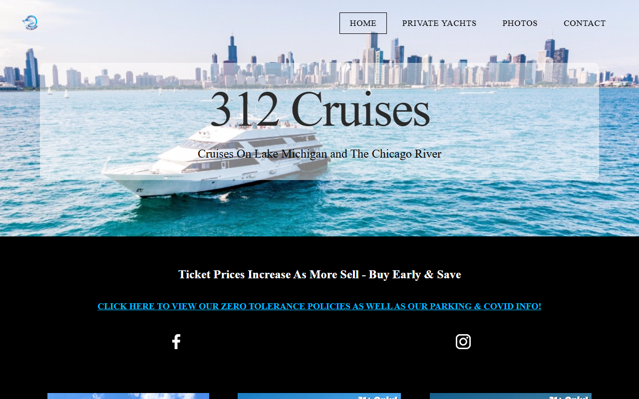312cruises.com screenshot