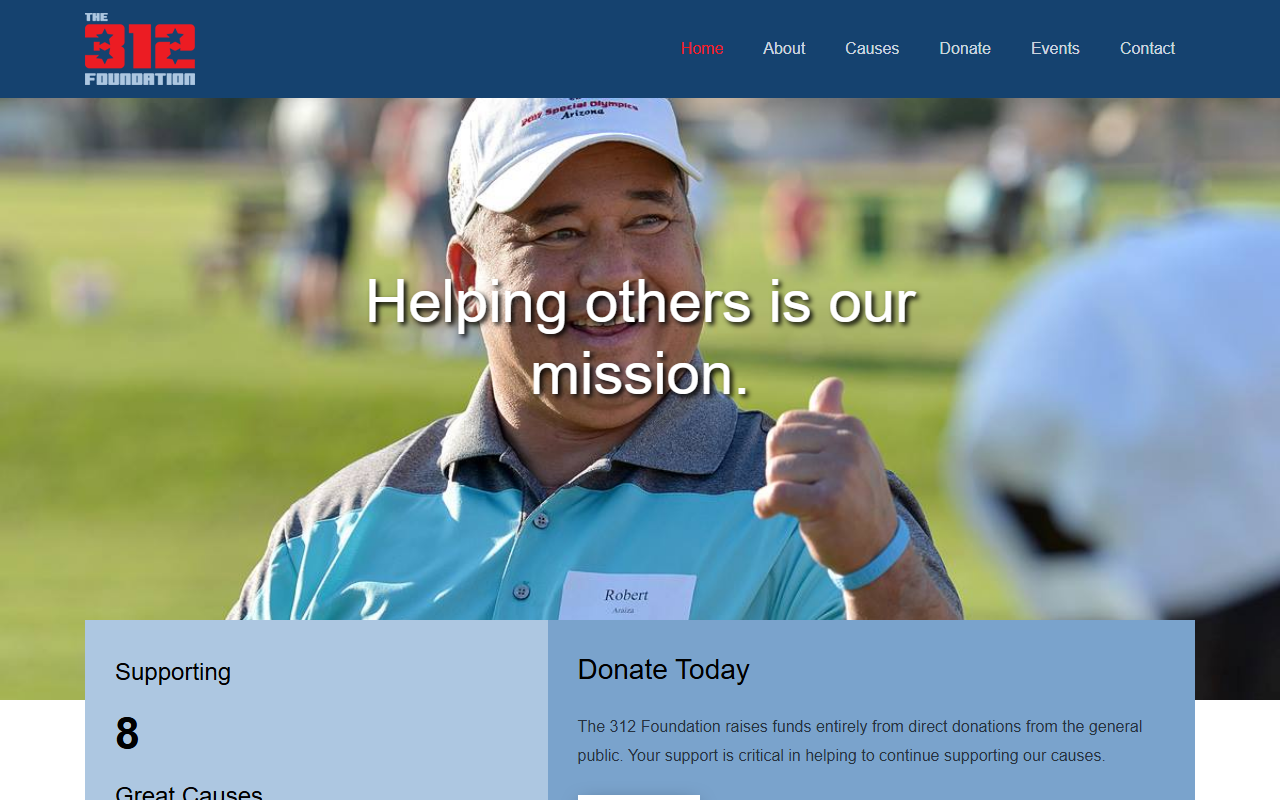 312foundation.com screenshot